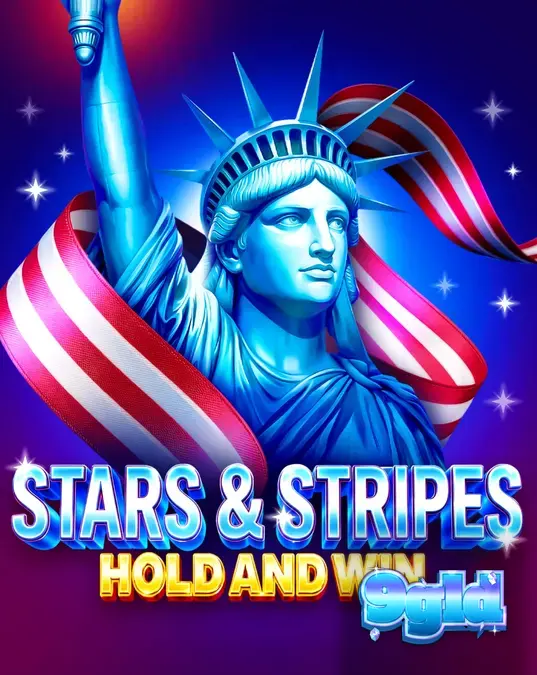 Stars & Stripes Hold and Win slot game interface na may patriotic theme